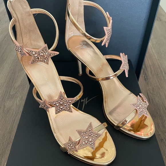 Giuseppe Zanoti Shooting Star Heel Rose Gold EU 40 / US 10) - Picture 8 of 9